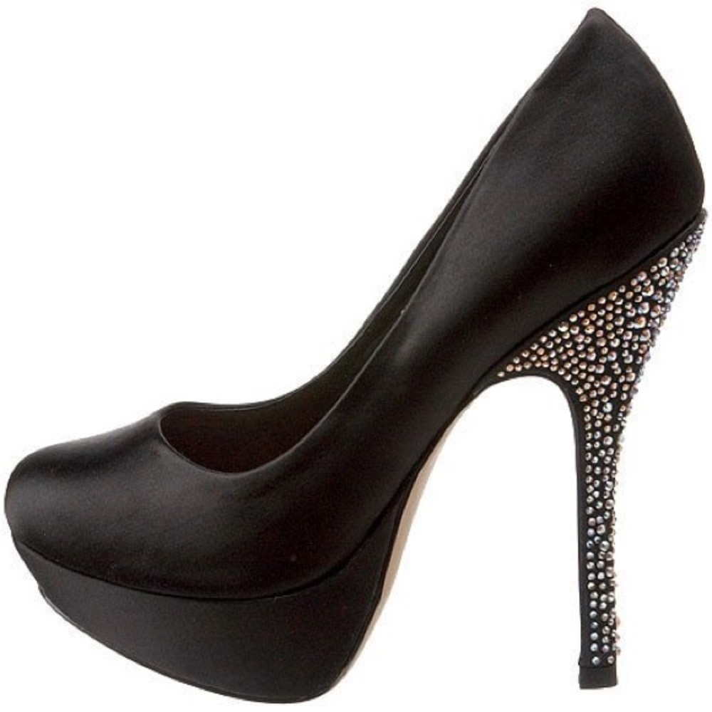 🆕Steve Madden Partyy-R Crystal Platform Pumps 5.5